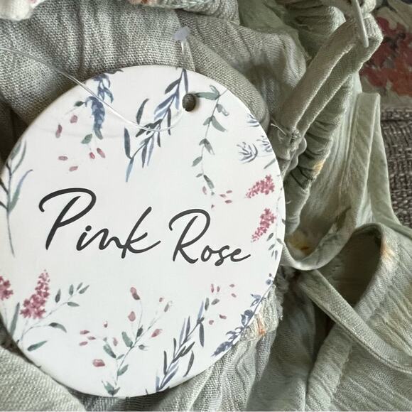 Pink Rose Maxi Dress NEW Women’s Small - Picture 6 of 11